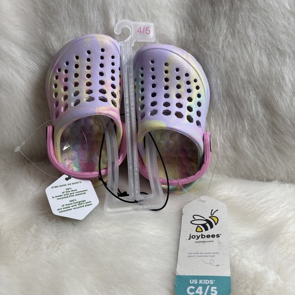 Joybees Other - Joybees Toddler Dylan Slip On Active Clogs Pink Cloud Tie Dye SIZE 4/5 NWT